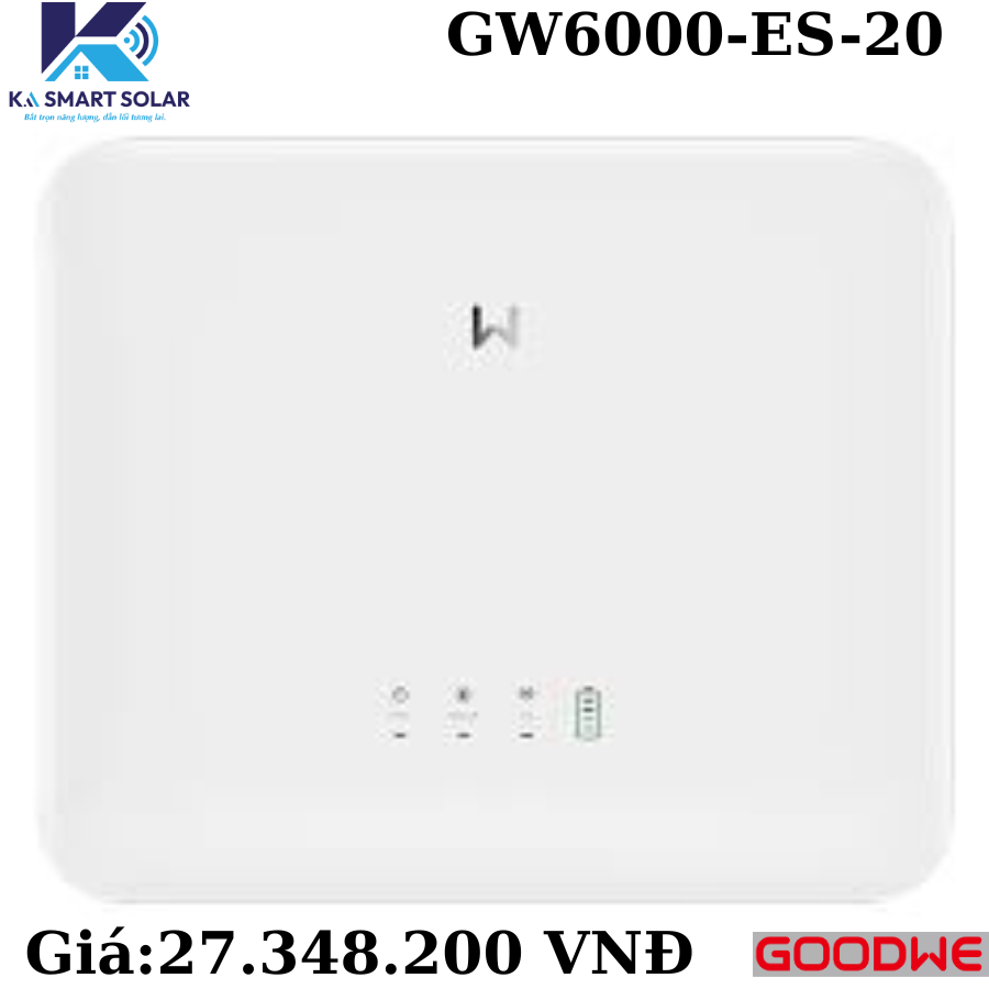 Inverter hybrid Goodwe 6kw 1 pha GW6000-ES-20 (Áp thấp)